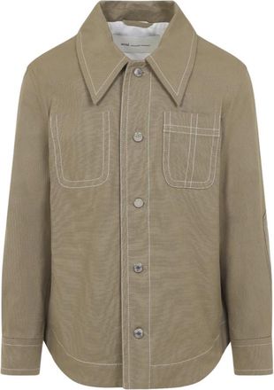 Ami Ujk 874.Co 0211 Jacket - Heren - Zomerjassen - Groen - L - Katoen - Jassen