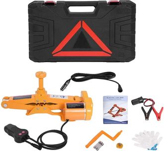 OEM Gato El&eacute;ctrico Para Coche, 12 V, Capacidad De 3 Toneladas, Rango De Elevaci&oacute;n De 12 A 35 Cm, Corriente M&aacute;xima De 15 A, Dise&ntilde;o Compacto