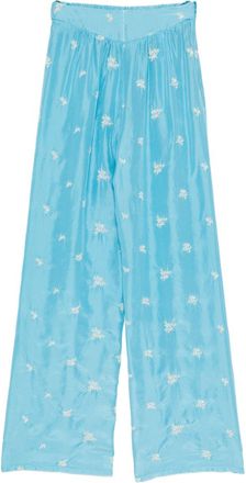 Forte_Forte Womens Embroidered Silk Trousers