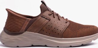 Skechers Mens Skechers 210803/ACDB GARNER - NEWICK Mens Shoes Brown - Size: 9.5