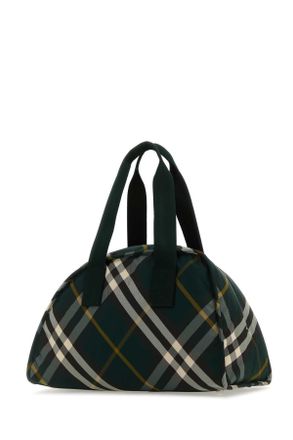 Burberry Mens Printed Nylon Shield Travel Bag Ivy Borse Da Viaggio