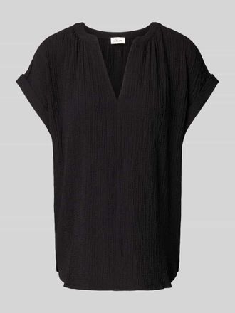 s.Oliver Red Label Loose Fit Blusenshirt aus Viskose-Mix in BLACK, Gr&ouml;&szlig;e 36