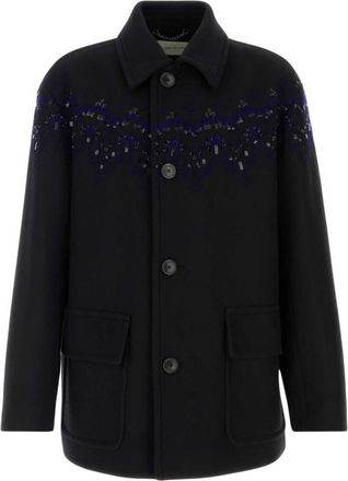 Dries Van Noten Randale Jas - Heren - Mantel - Zwart - M - Katoen - Jassen