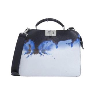 Fendi Pre-owned Peekaboo I See You Small Calf Handbag - Dames - Pre-owned - Veelkleurig - Maat: ONE Size Leer