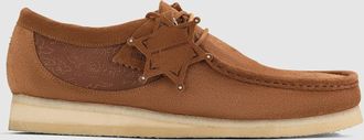 Clarks Mocassins Wallabee Tan Embroidery, Collaboration Clarks X Andersson Bel