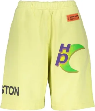 Heron Preston Cotton Shorts - Heren - Korte Broeken - Geel - S - Katoen - Korte Broeken