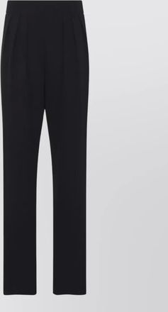 Giorgio Armani silk pleated tailored trousers