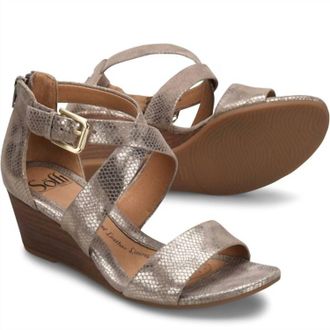 S&ouml;fft Womens Mauldin Sandal In Bistro Taupe