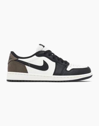 Nike Mens Nike Air Jordan 1 Low Mocha Mens - White - Size: 9.5