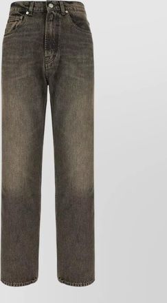 Our Legacy denim jeans belt loops contrast stitching