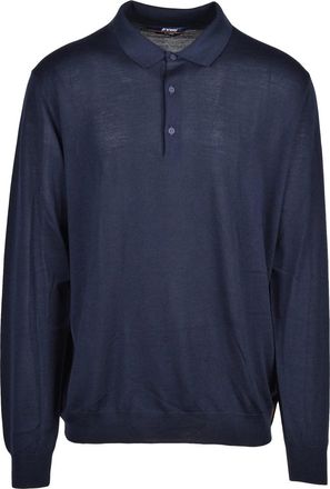 K-Way K-way Knit Polo Shirt - Blue