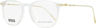 BOSS Boss Mens Pantos Eyeglasses B1313 900 Matte Crystal 50mm
