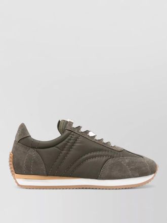 Toteme suede low-top sneakers