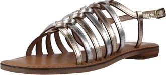 Geox D Maddalusiac - Dames - Sandalen - Veelkleurig - 38 EU - Leer - Schoenen