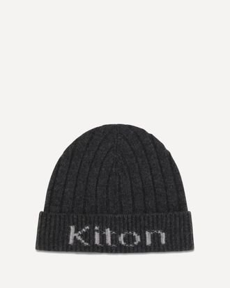 Kiton Wool Beanie Hat Male UNI