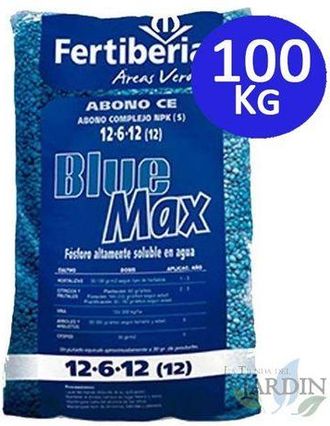 No Brand No Brand - Abono Fertilizante Complejo Blue Max 12-8-12 De 100 Kg R&aacute;pida Acci&oacute;n Alta Solubilidad De F&oacute;sforo, Nitr&oacute;geno Y Potasio