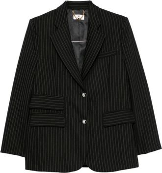 Elisabetta Franchi Gi 24766E2 Jas - Dames - Blazers - Zwart - M - Jassen