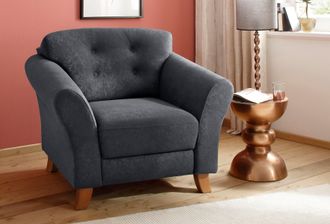 HOME AFFAIRE Sessel »Trondheim« mit Federkern, Knopfheftung im Rücken