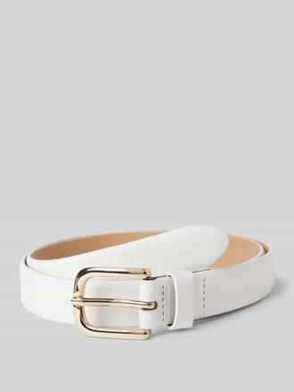 Weinmann Weinmann Lederg&uuml;rtel mit Dornschlie&szlig;e Modell Sauvage in Weiss, Gr&ouml;&szlig;e 85