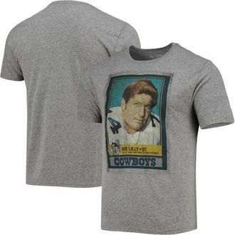 NFL Mens Bob Lilly Heathered Gray Dallas Cowboys Name & Number Tri-Blend T-Shirt in Heather Gray at Nordstrom, Size Small