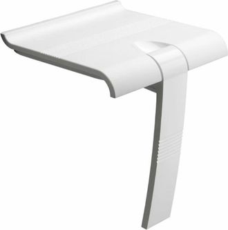 Pellet Pellet - Asiento De Ducha Pmr Blanco Dise&ntilde;o Retr&aacute;ctil Base De Aluminio Epoxi Blanco