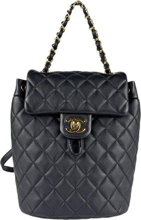 Chanel Leather Backpack (Pre-Owned)