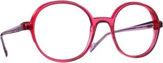 Blush Caroline Abram Bisou Transparent Pink Acetate Eyeglasses