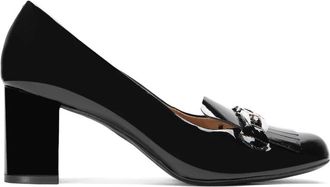 Kazar Zwarte pumps voor dames. Dit product valt groot uit. - Dames - Pumps - Zwart - 35 EU - Leer - Schoenen
