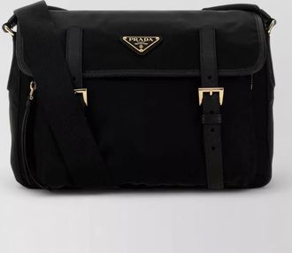 Prada canvas crossbody shoulder bag adjustable strap