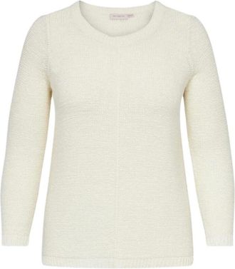 Only Carmakoma Carfoxy Pullover - Dames - Ronde hals truien - Wit - M - Truien & Vesten