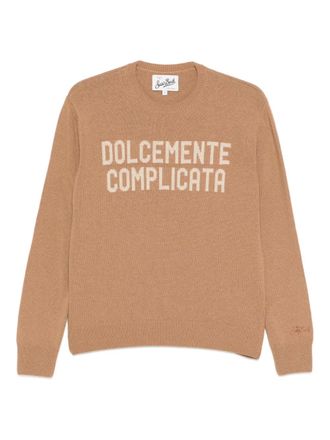 MC2 Saint Barth Dolcemente Complicata round-neck sweater - Bruin