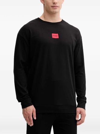 HUGO BOSS Tutina con applicazione - Nero