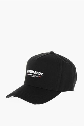 Dsquared2 Solid-Color Baseball Cap ROCCO with Contrasting Detail size One Size