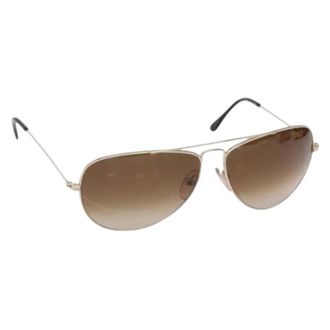 Fendi Pre-owned Accessories, female, Yellow, Size: ONE SIZE Pre-owned Metal Sunglasses