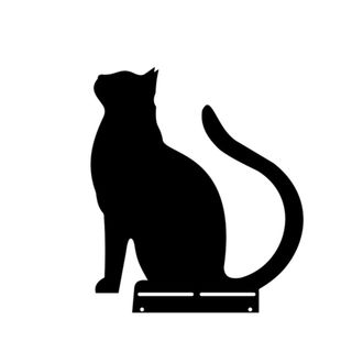 OEM Estatuas De Gatos De Metal Para Jard&iacute;n, Estacas Para Jard&iacute;n - Jsty074