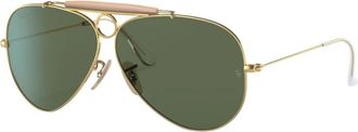 Ray-Ban Rb 3138 Shooter Zonnebril - unisex - Zonnebrillen - Geel - 58 MM - Accessoires