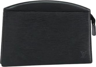 Louis Vuitton Pre-owned Clutches, female, Black, Size: ONE SIZE Pre-owned Vintage Leather Clutch