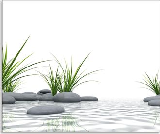 Artland Küchenrückwand »3 D Steine« Alu Spritzschutz mit Klebeband, einfache Montage