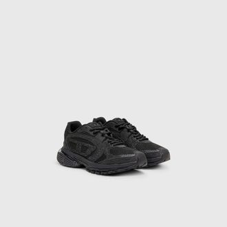 Diesel S-Pro-V-Dense - Mesh sneakers with crystals - Sneakers - Woman - Black