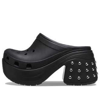 Crocs (WMNS) Crocs Siren Studded Clogs Black 209017