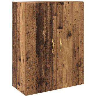 vidaXL Wall Mounted Cabinet Old wood 69.5 x 34 x 90 cm Engineered wood Vidaxl