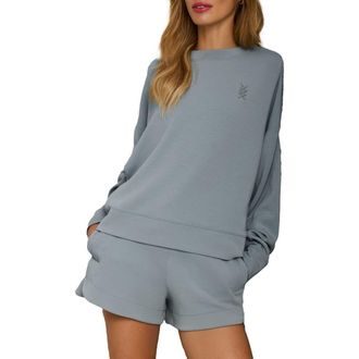 Rhone DreamGlow Crewneck Sweatshirt in Deep Sage Gray at Nordstrom, Size Xx-Large