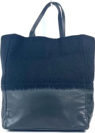 Chanel Pre-owned Tote Bags, female, Black, Size: ONE SIZE Pre-owned Leather chanel-bags