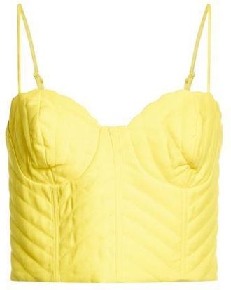 Farm Rio YELLOW SLEEVELESS SHELL TOP