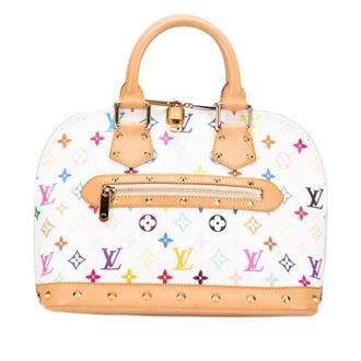 Louis Vuitton Pre-owned Handbags, female, White, Size: ONE SIZE Pre-owned Vintage Fabric Handbag
