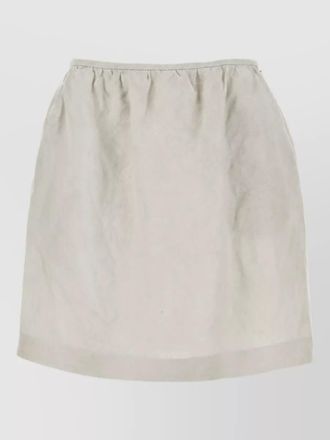 Miu Miu linen a-line skirt