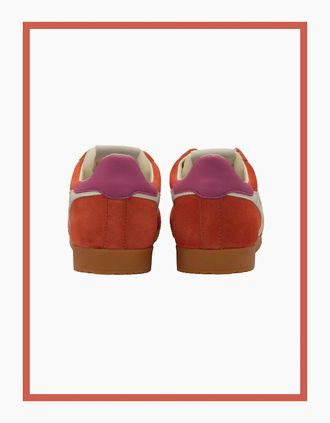 Gola Womens Gola Womens Elan Hot Coral/Off White/Fuchsia - Red - Size: 6