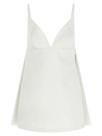 Elisabetta Franchi White Duchesse dress