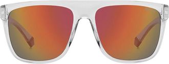 Polaroid PLD 2162/S Polarized 900/OZ Mens Sunglasses Clear Size 56