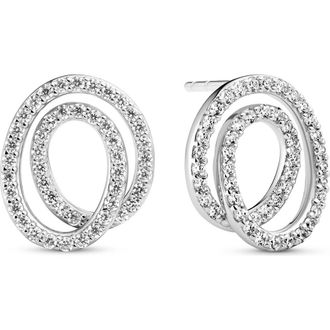 Sif Jakobs Jewellery Earrings Spirale Due in 925 Sterling Silver at Nordstrom, Size Small